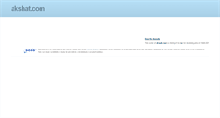 Desktop Screenshot of akshat.com